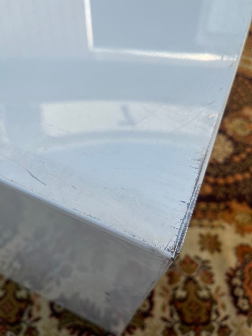 ② レトロポップ 収納ケース インテリア 当時物 昭和レトロ オレンジ3段ケース