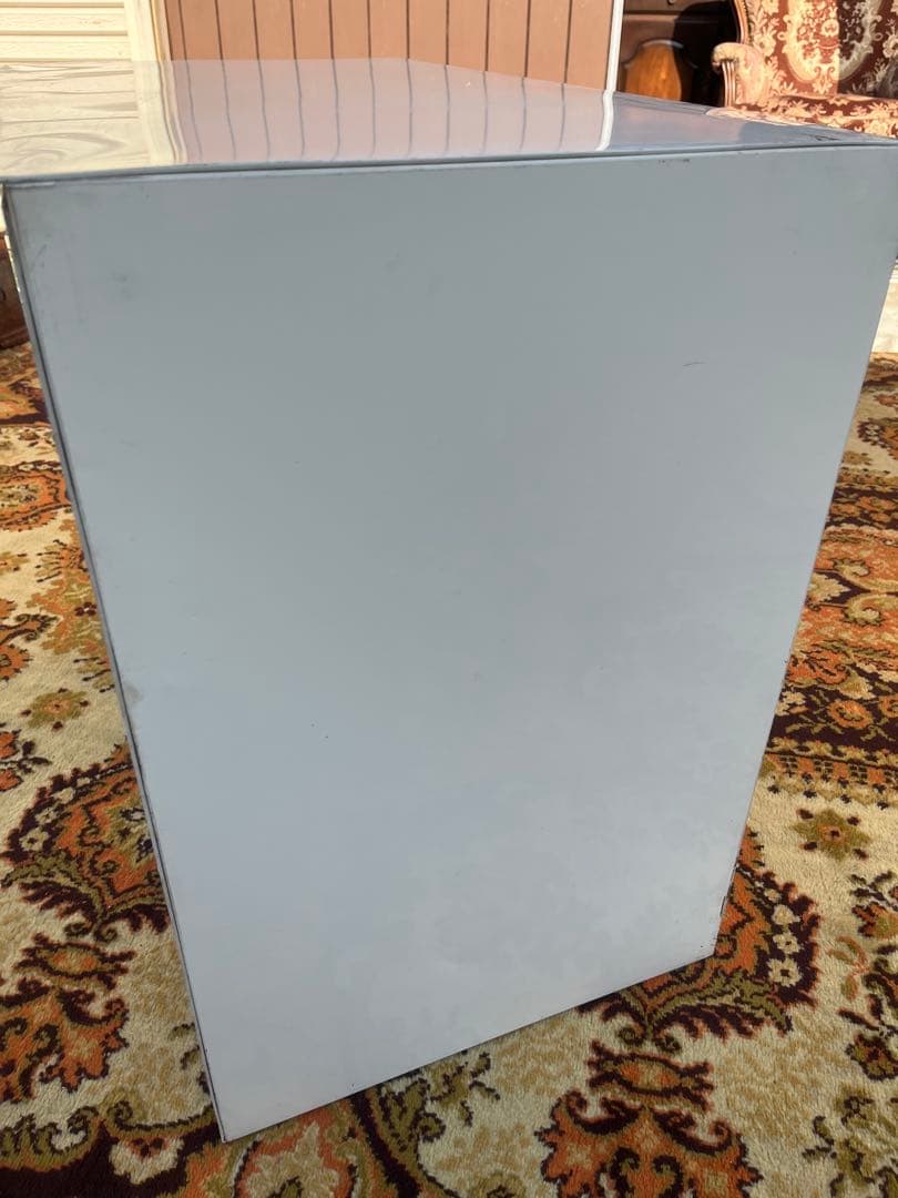 ② レトロポップ 収納ケース インテリア 当時物 昭和レトロ オレンジ3段ケース