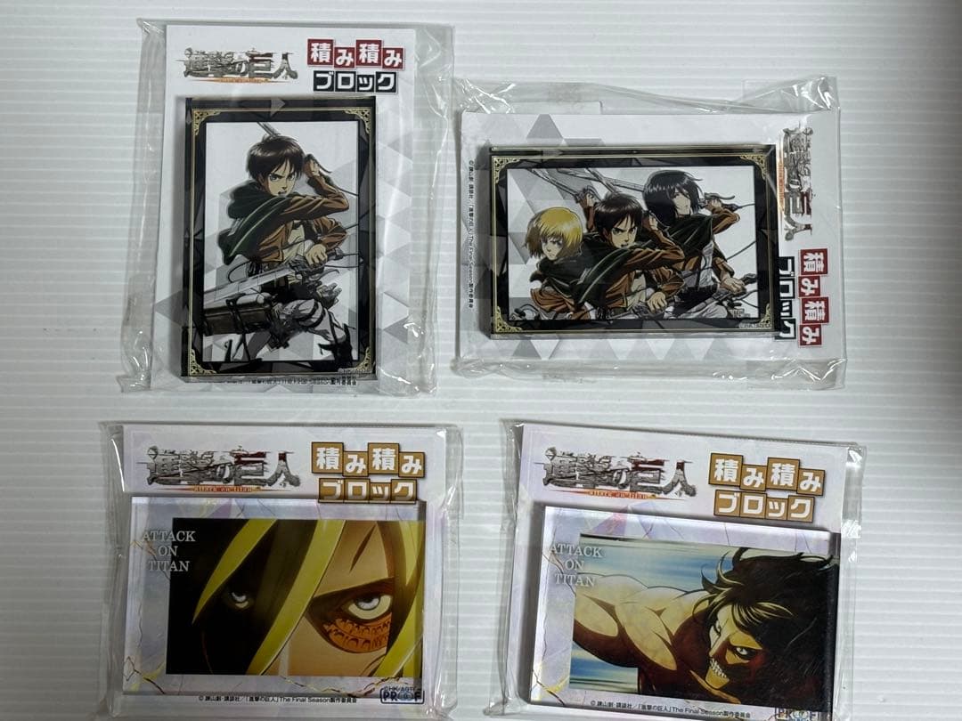 進撃の巨人 積み積みブロック 16種セット アクリル