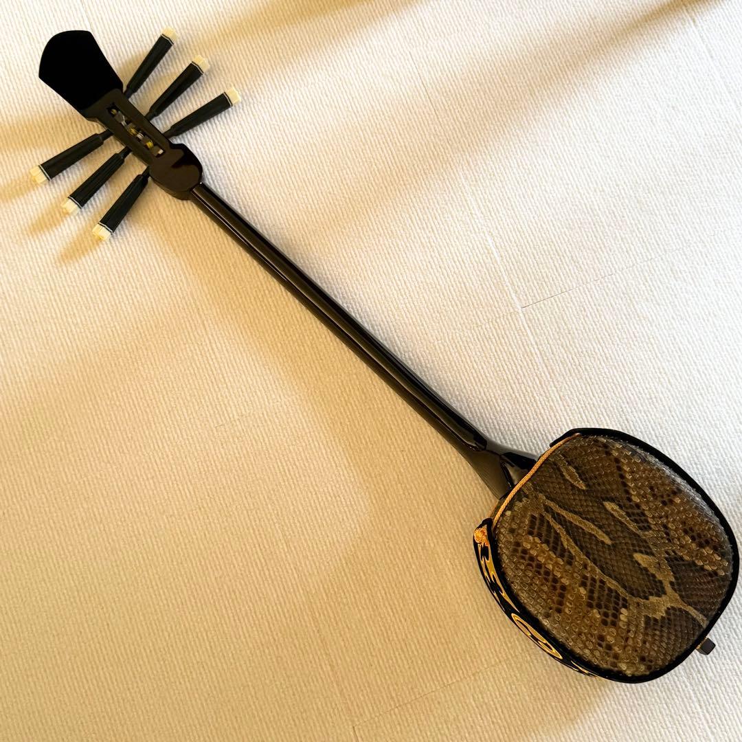 沖縄六線■黒檀 強化張り