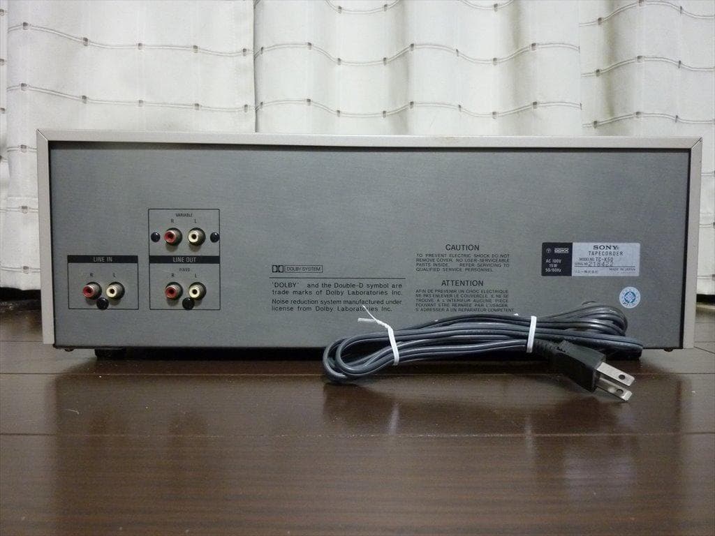 SONY ソニー カセットデッキ TC-K50 修理済 全機能動作 美品