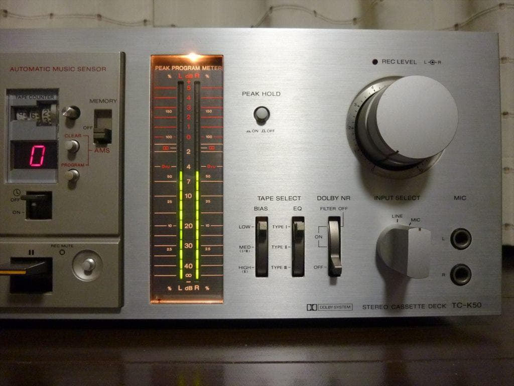 SONY ソニー カセットデッキ TC-K50 修理済 全機能動作 美品