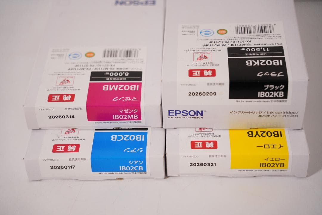 未使用 エプソン IB02KB IB02CB IB02YB IB02MB