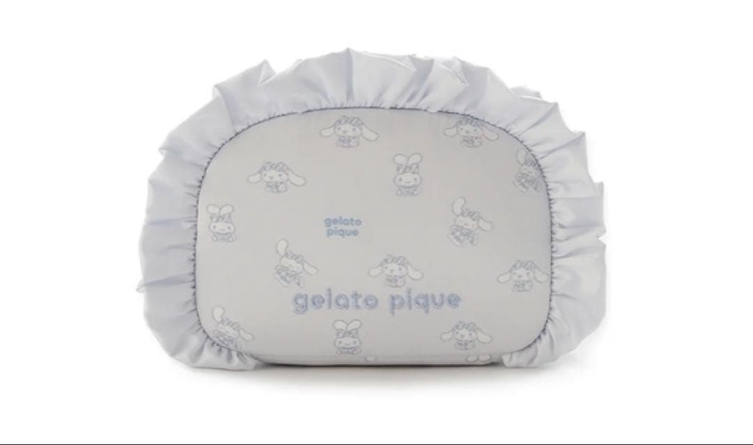 ジェラートピケ　gelato pique サンリオ　シナモロール総柄ポーチブルー