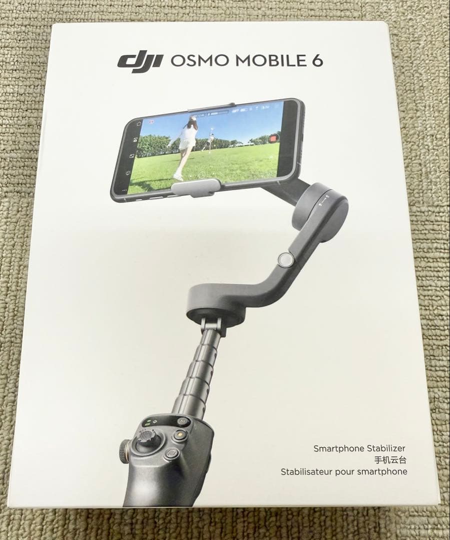 DJI osmo mobile 6 ⭐︎1回のみ使用⭐︎