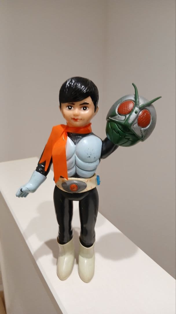 当時物　旧バンダイ　仮面ライダー　BANDAI　面取れ　マスク取れ