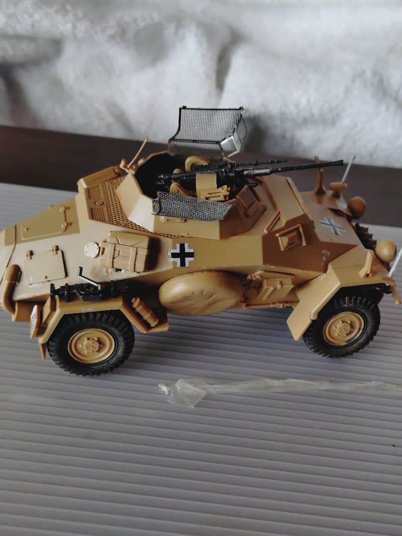 厳寒特価ジャンク！ロンメル軍団チェニジアへ機動偵察隊装甲車 & 製バイク