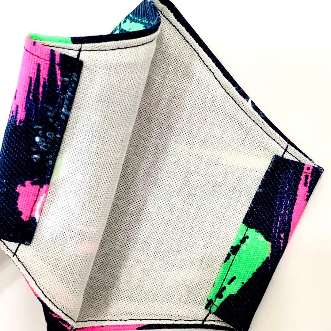 No.648 オーダーマスク　デニム　ペンキ　インク　ハンドメイド　おまとめ割