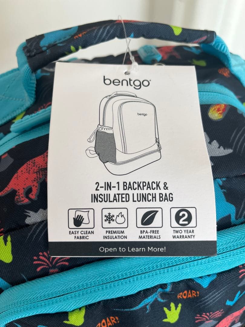 【新品】Bentgo 恐竜・子供用バックパック