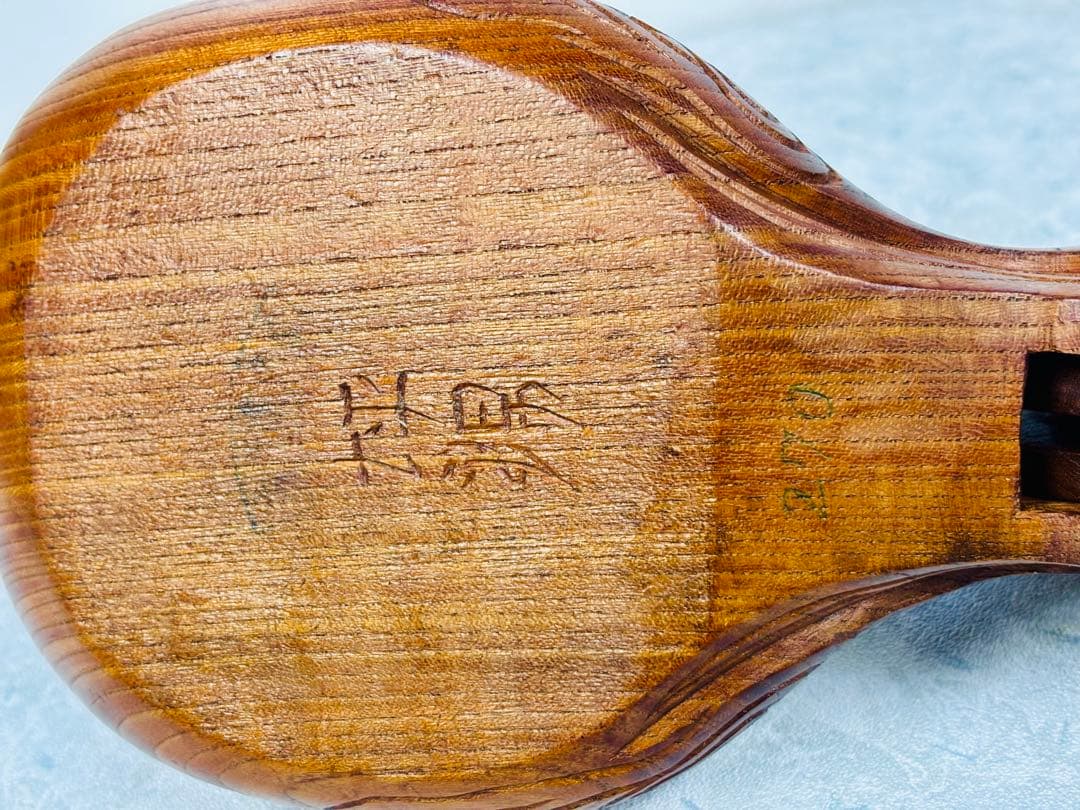 墨壺　大工道具　木彫　波千鳥　墨壷　墨坪　すみつぼ　墨ツボ　工芸品　彫刻