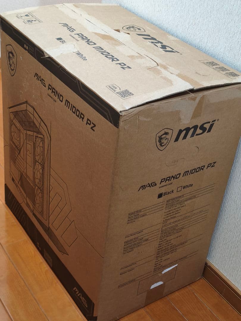 美品！PCケース MSI MAG PANO M100R PZ BLACK