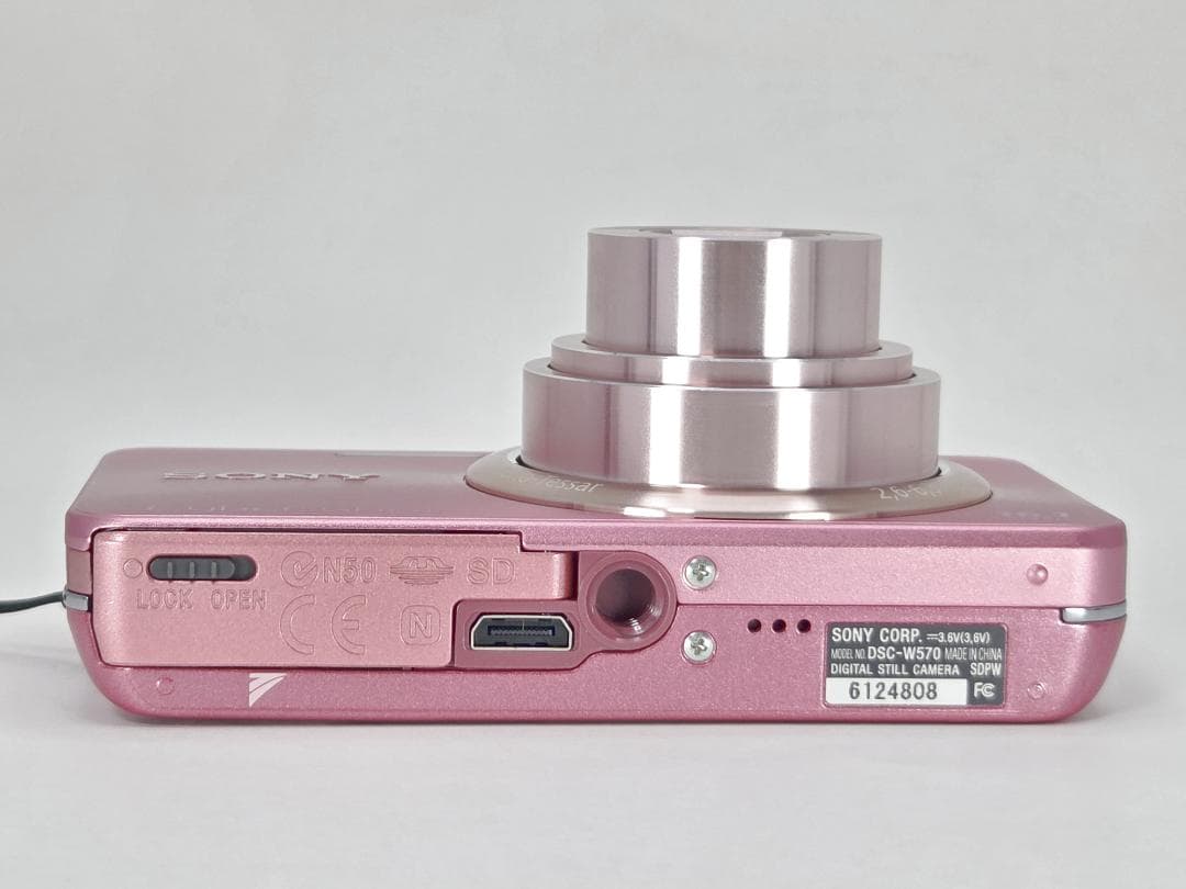 ソニー　SONY Cyber-shot DSC-W570 ピンク 《元箱付属》