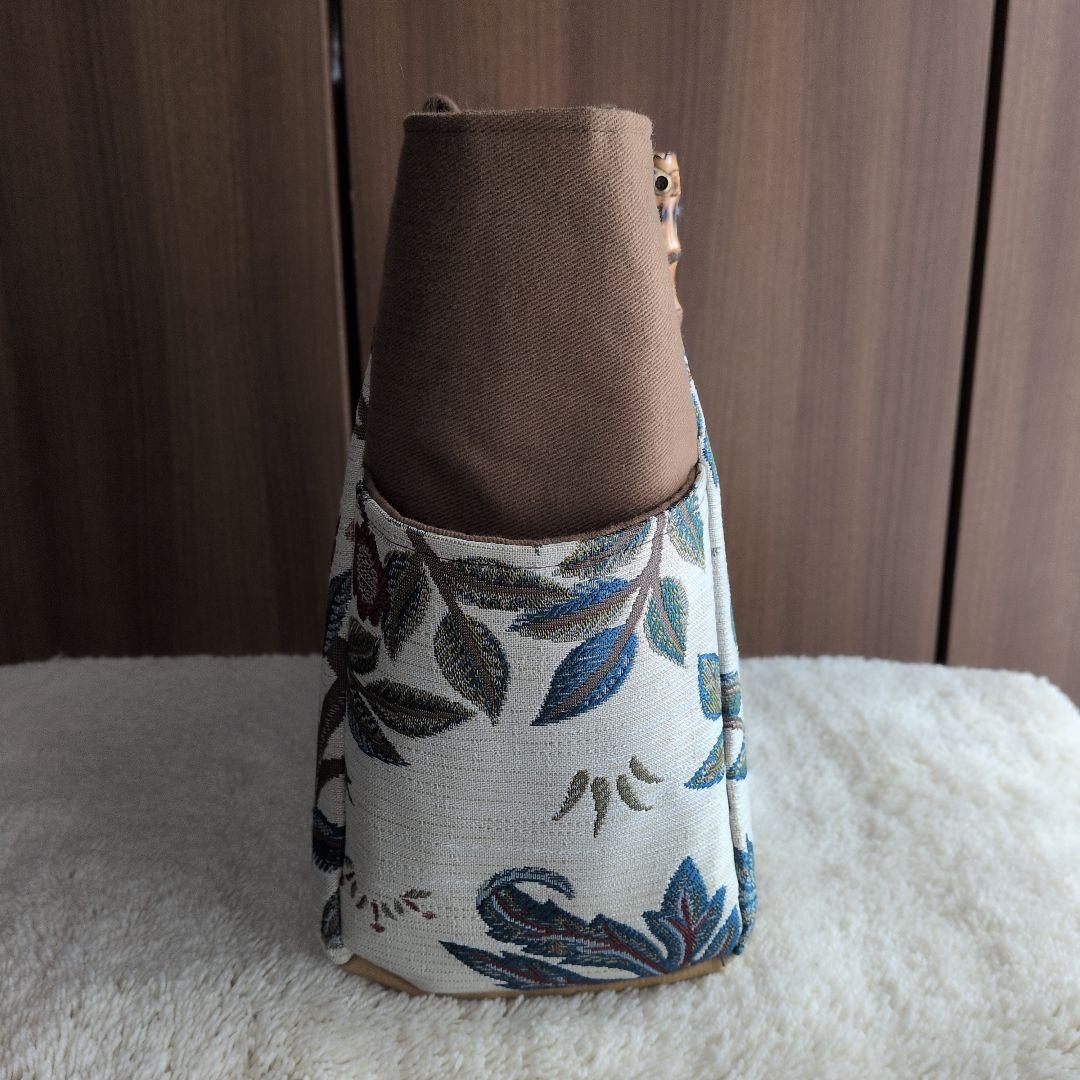 ウィリアムモリス川島織物トートバックハンドメイド　ケルムスコットツリー