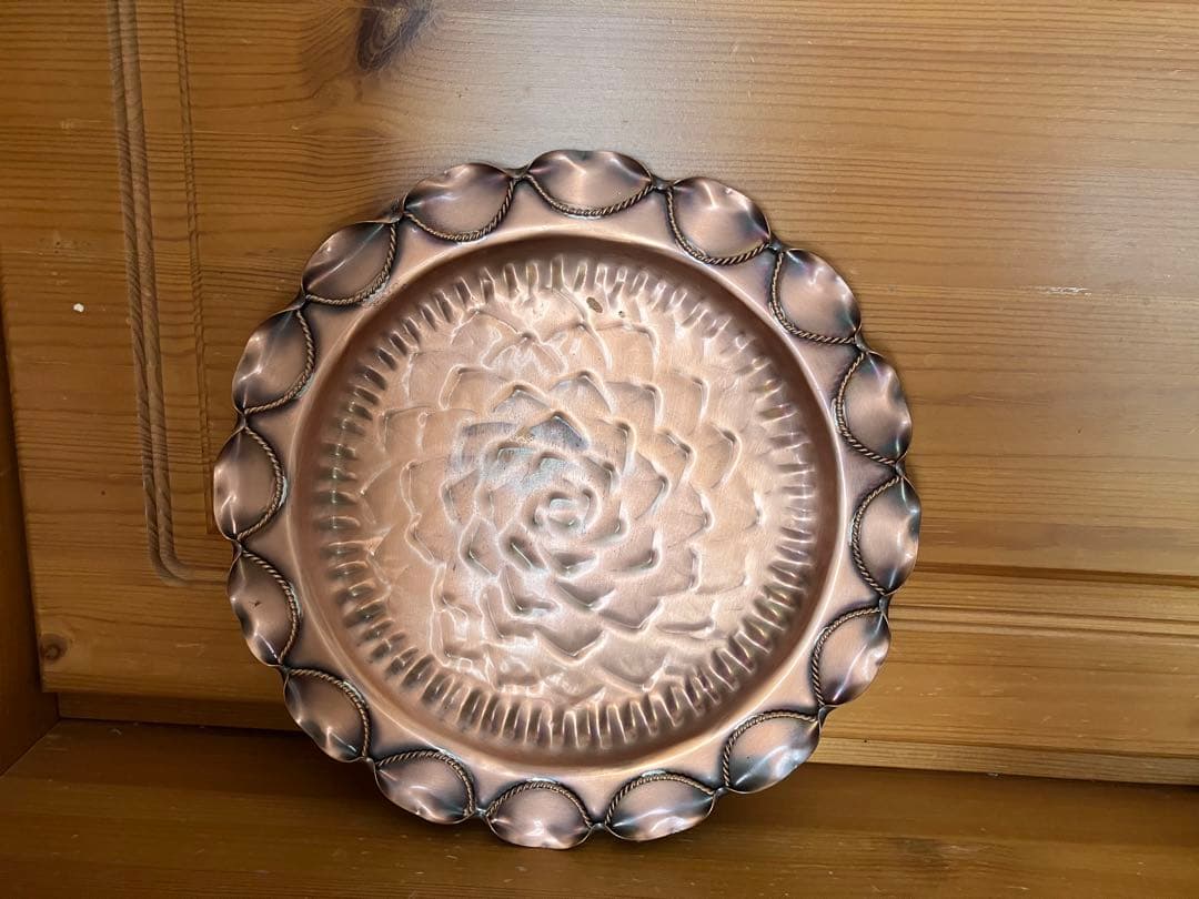 置物 GregorianCopper CandleHolder ServingTray