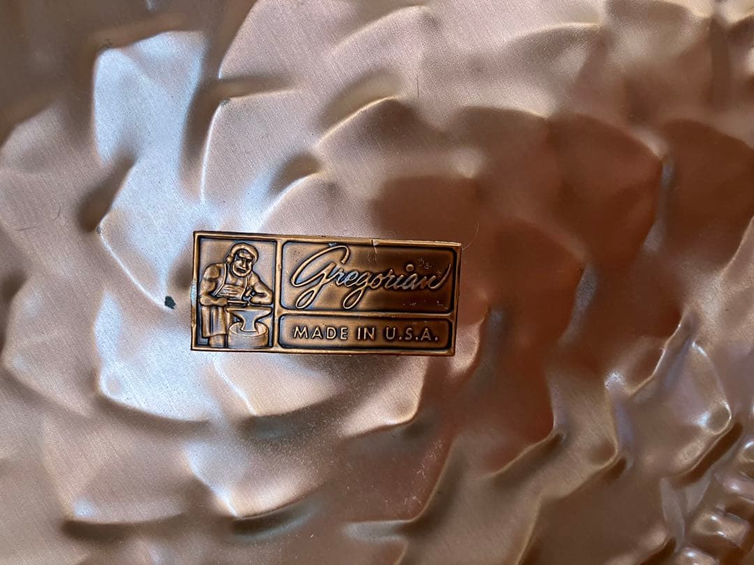 置物 GregorianCopper CandleHolder ServingTray