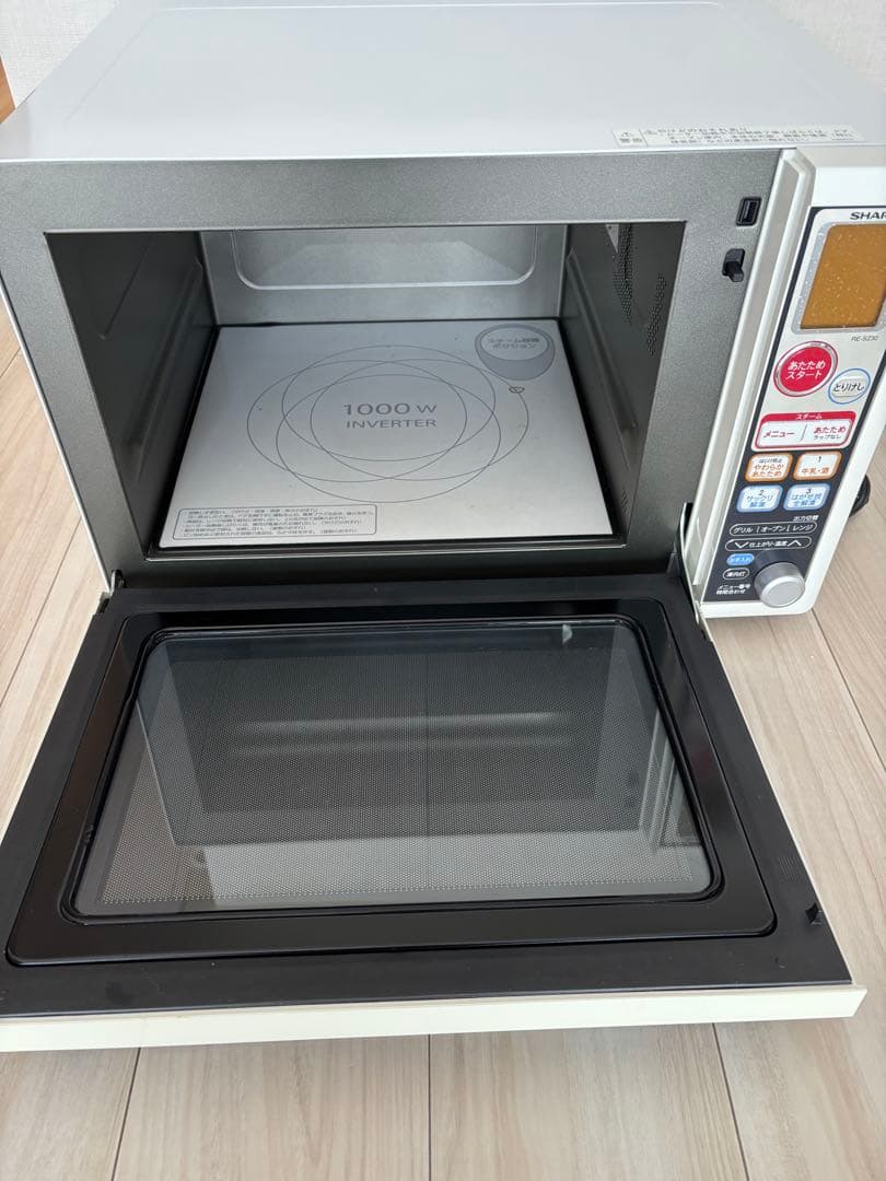 SHARP 1000W 単機能電子レンジ　RE-SZ30 シャープ　ホワイト