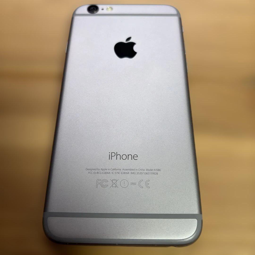 iPhone6 64GBスペースグレイ　MG4F2J/A バッテリー 100%
