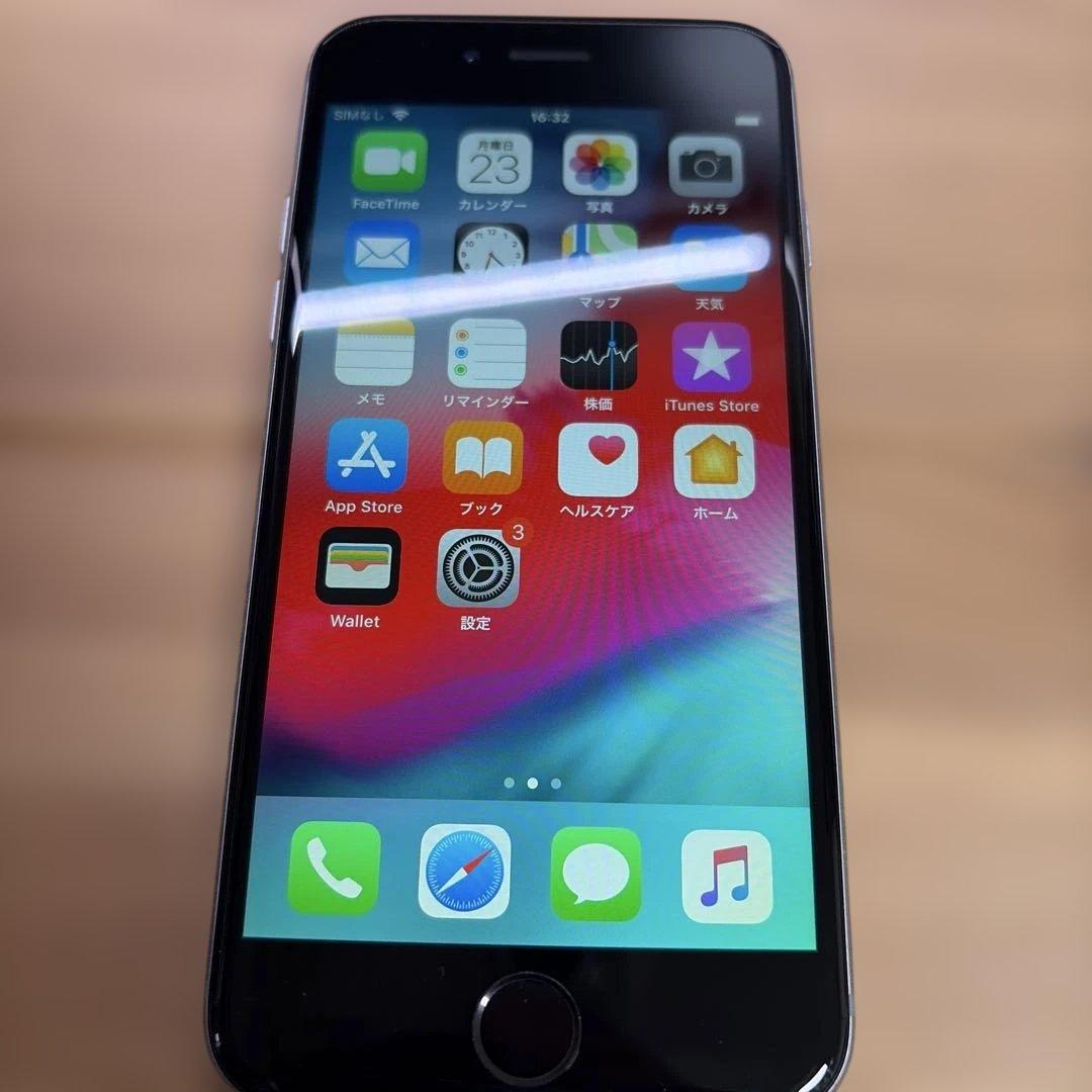 iPhone6 64GBスペースグレイ　MG4F2J/A バッテリー 100%