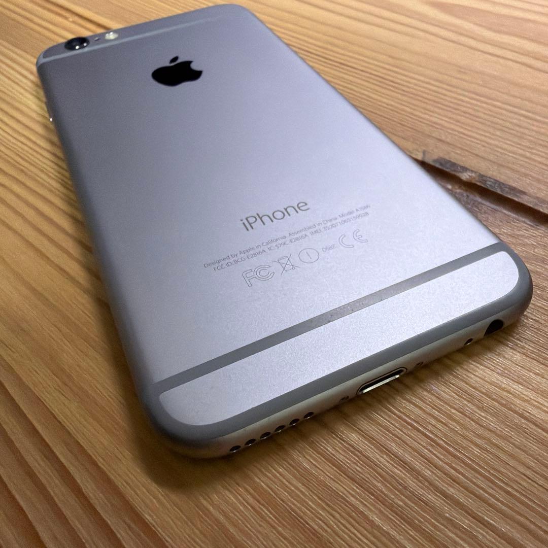 iPhone6 64GBスペースグレイ　MG4F2J/A バッテリー 100%