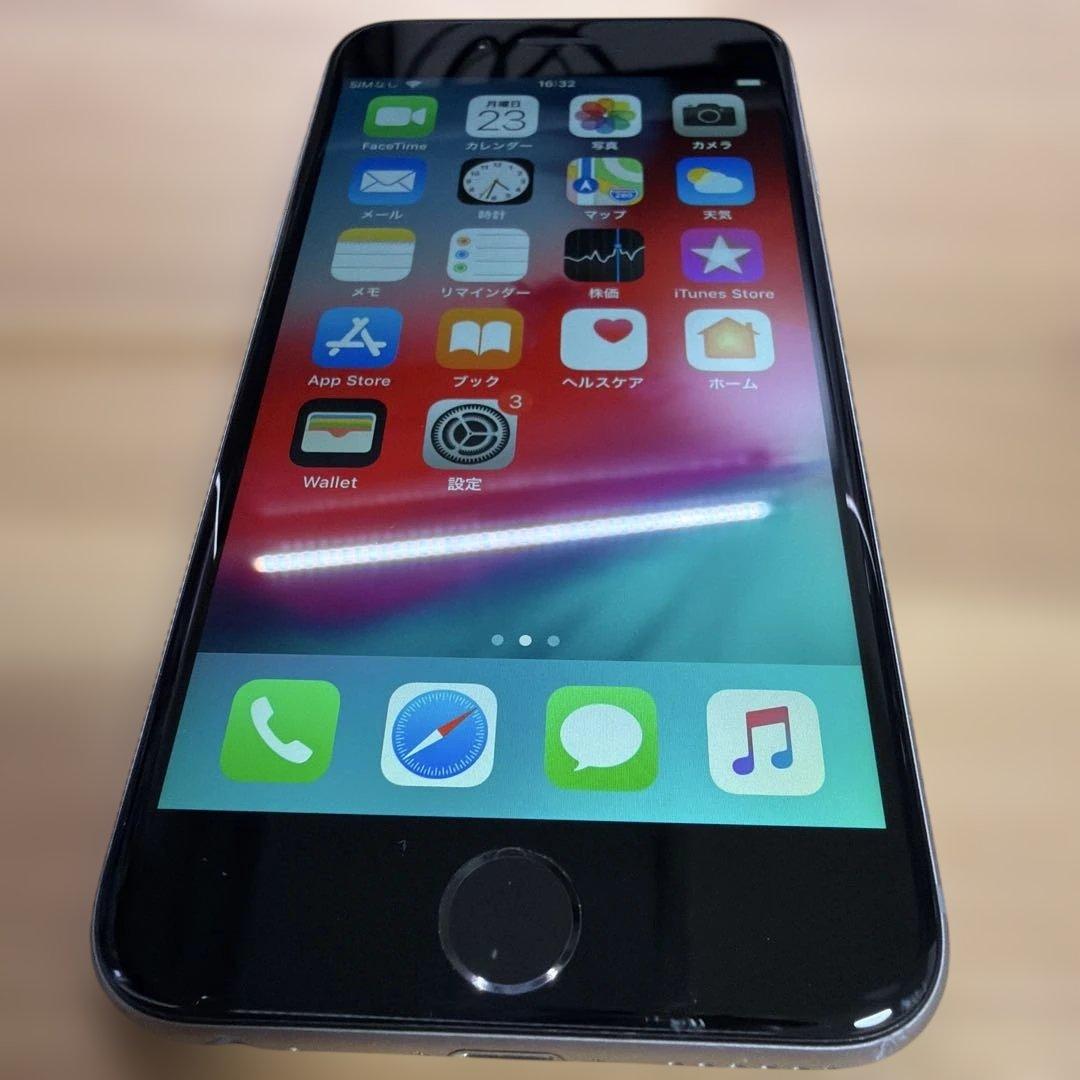 iPhone6 64GBスペースグレイ　MG4F2J/A バッテリー 100%