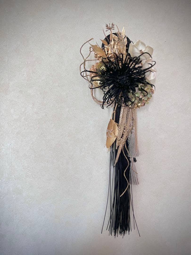 お正月飾り・お正月飾りブラック・しめ縄・しめ飾り・お正月飾りモダン・しめ縄黒