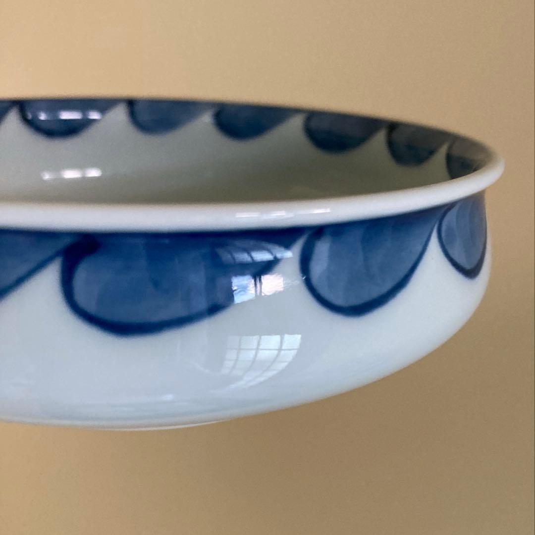 有田焼 古伊万里 源右衛門窯 染付 桐花見込 五三桐 小鉢 5客揃