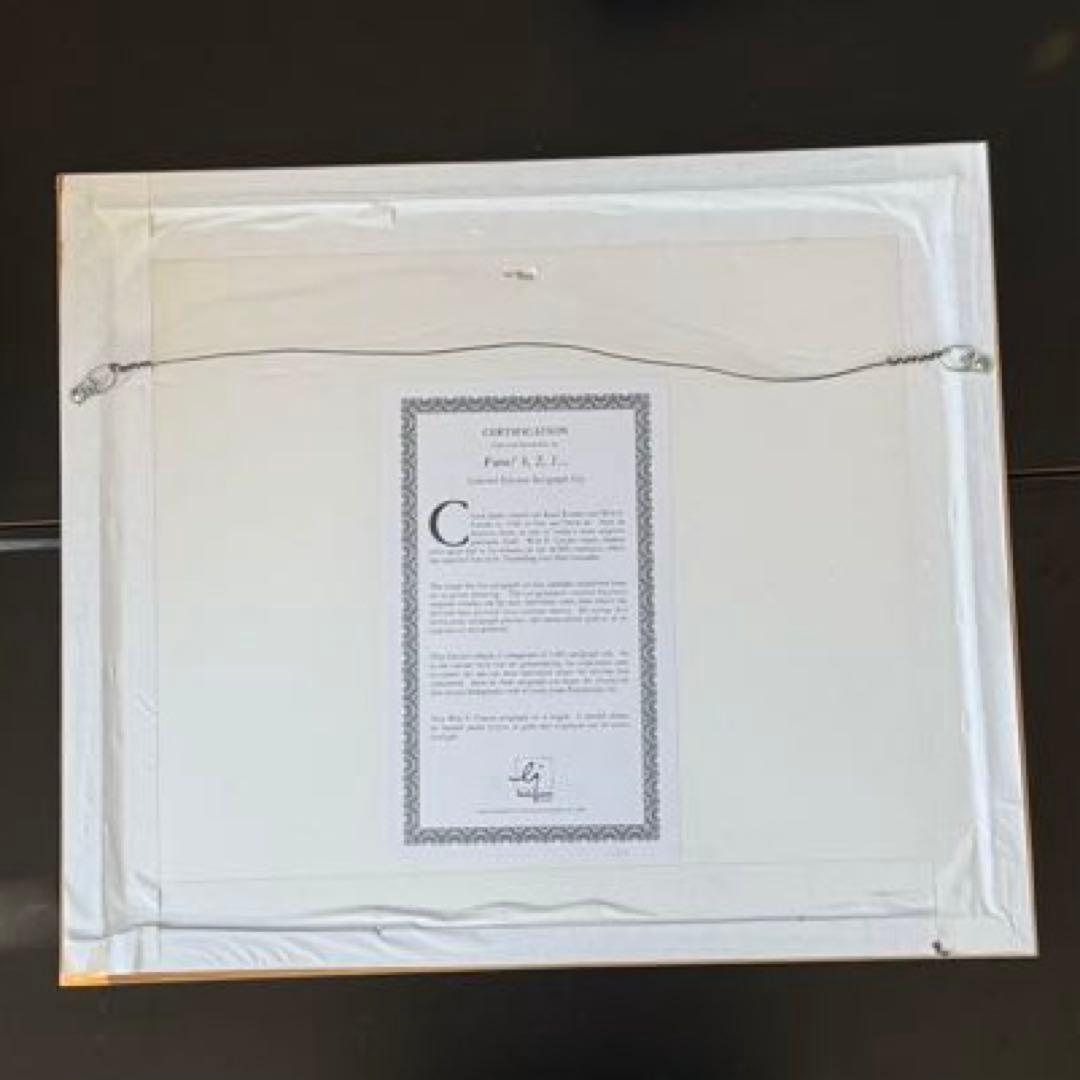 チャック・ジョーンズ ワイリー・コヨーテ セル画 証明書 公式 シルクスクリーン