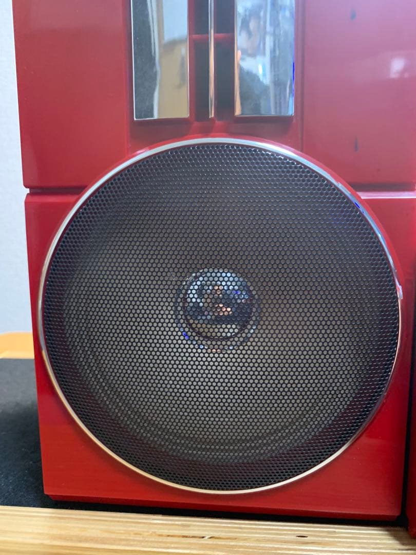 SHARP GS-8 ステレオレシーバー 赤