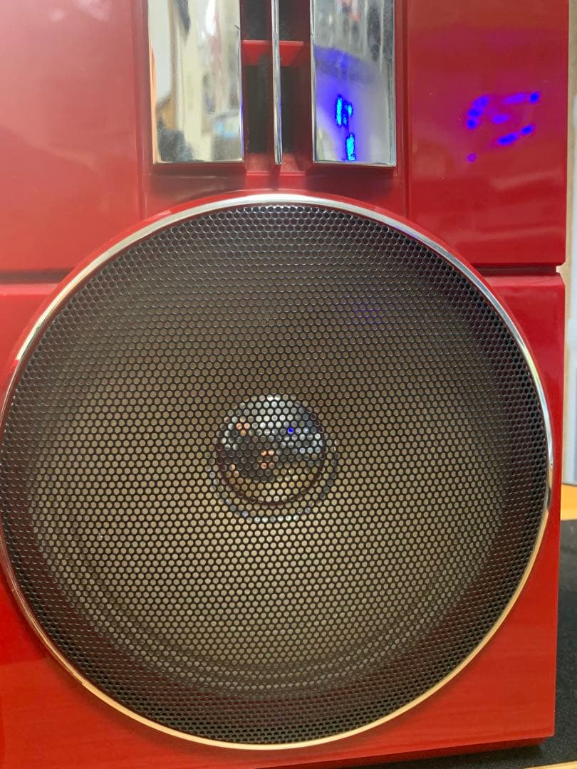 SHARP GS-8 ステレオレシーバー 赤