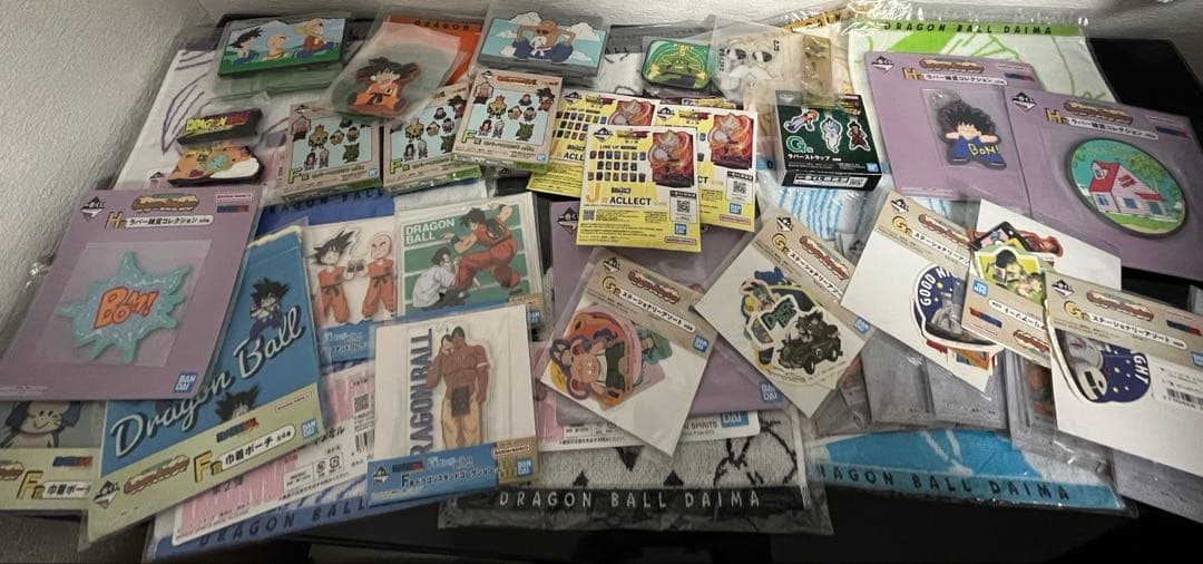 ドラゴンボール　ドラクエプライズぬいぐるみクッション6個セット　おまけ付き