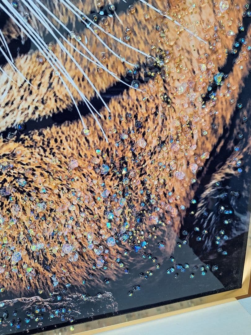 うきち様ご予約　　　　　　　　　　　虎の絵のクリスタルアート2024年7月購入