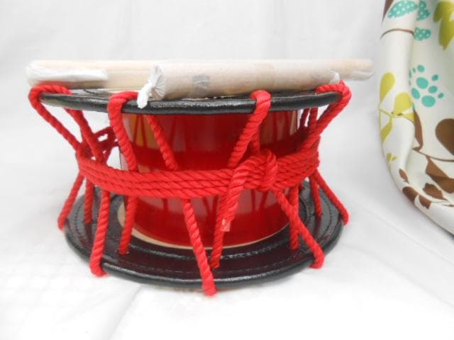 (送料無料)14.980円　Rエイサー締め太鼓25cm 撥付き　跳ねよう