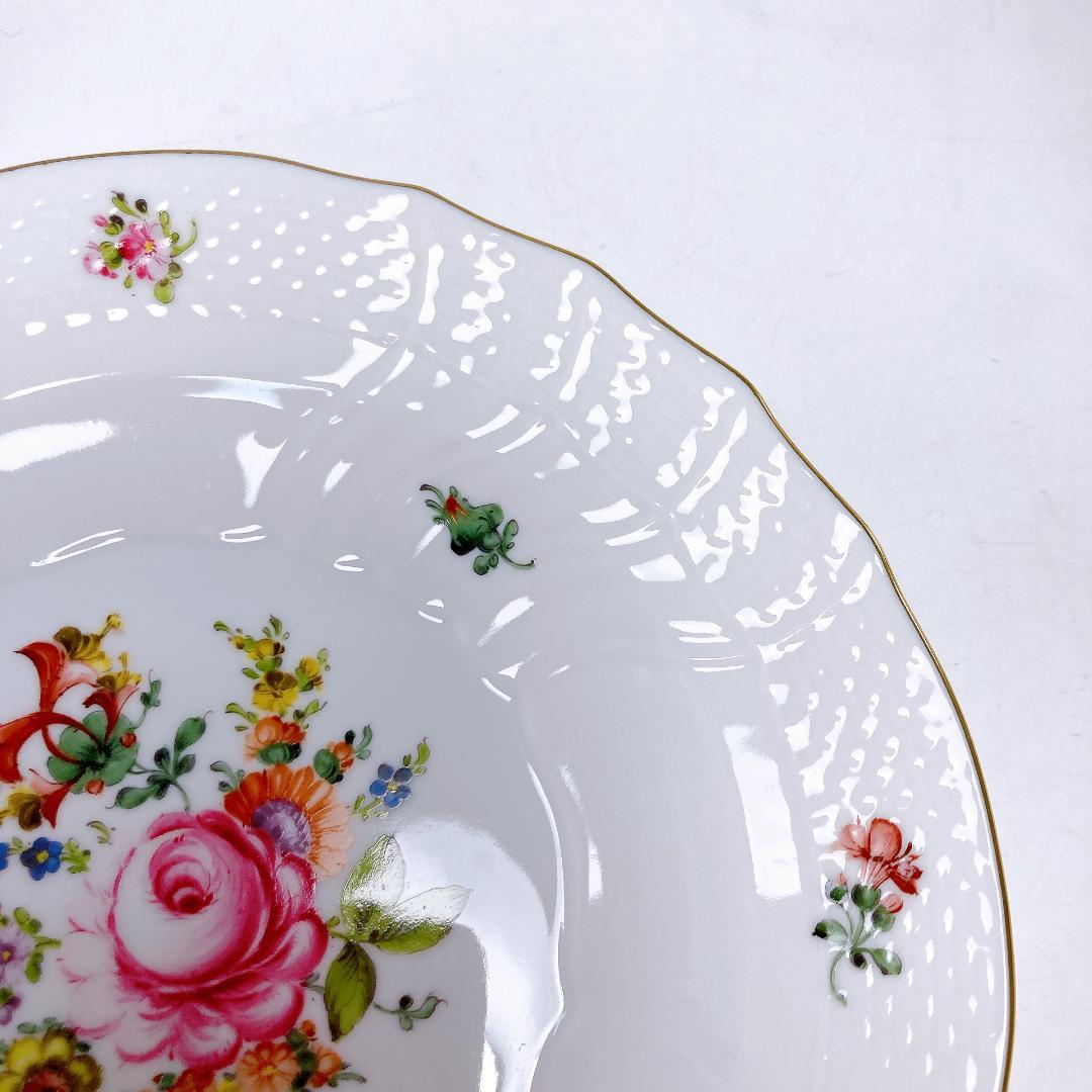 ヘレンド ヘレンドブーケ（フラワーブーケ）プレート（約18㎝）2枚　ケーキ皿