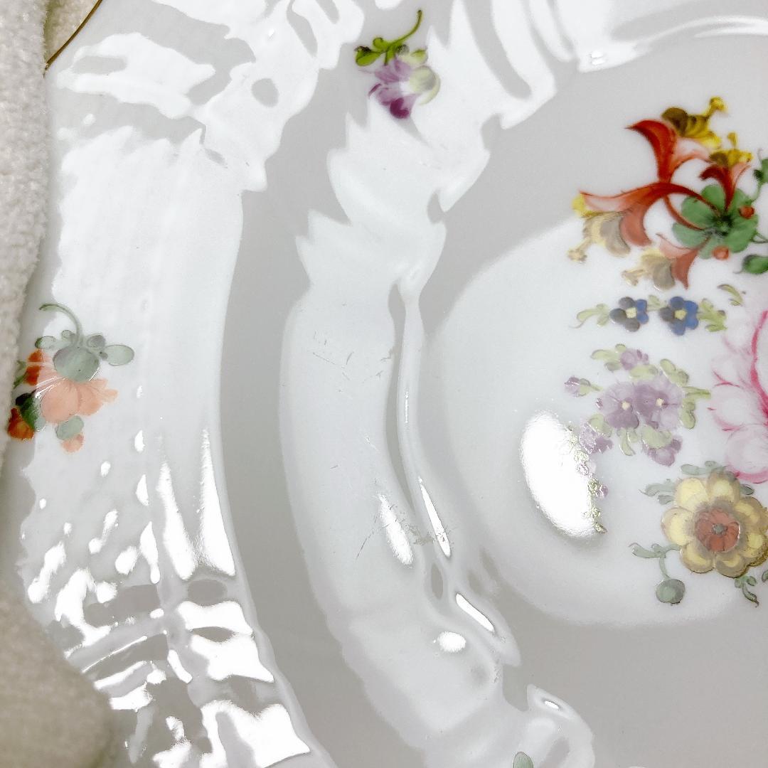 ヘレンド ヘレンドブーケ（フラワーブーケ）プレート（約18㎝）2枚　ケーキ皿