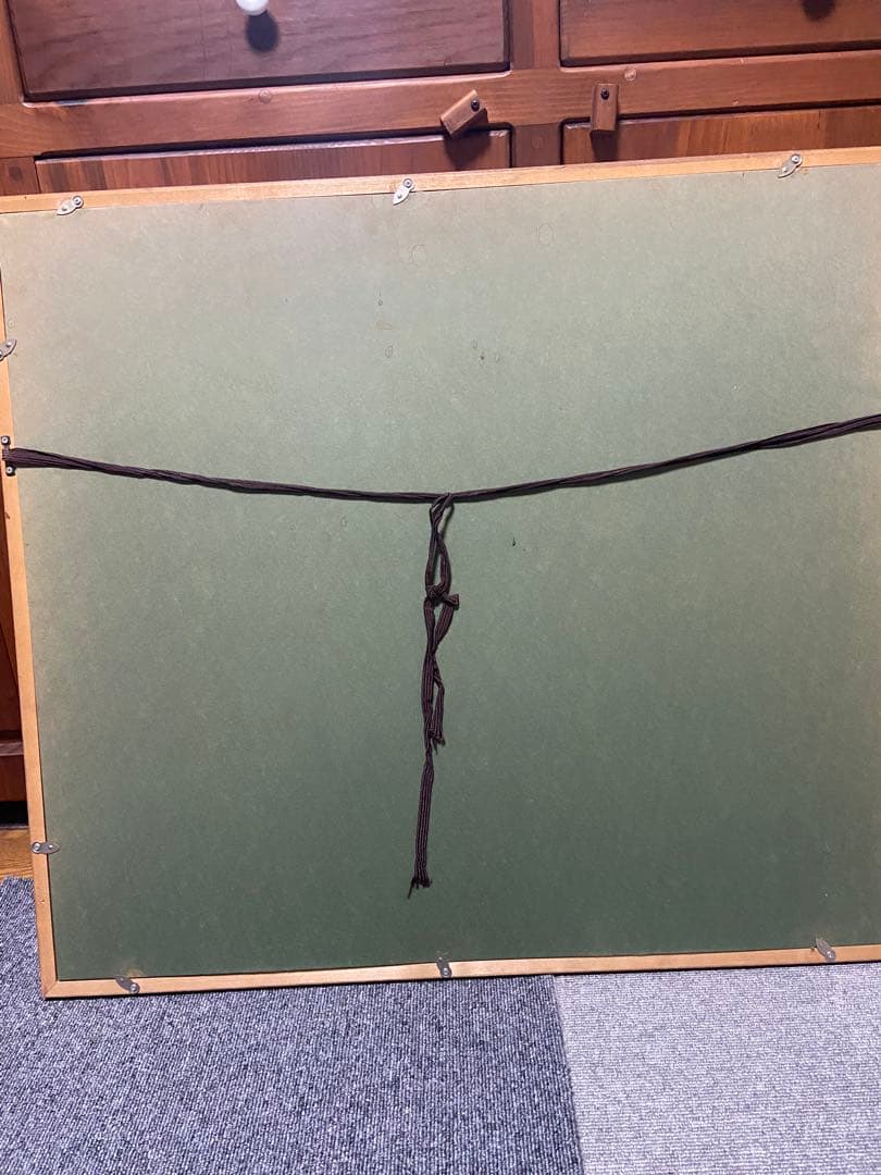 永田金吾　油絵　< 白樺風景 >