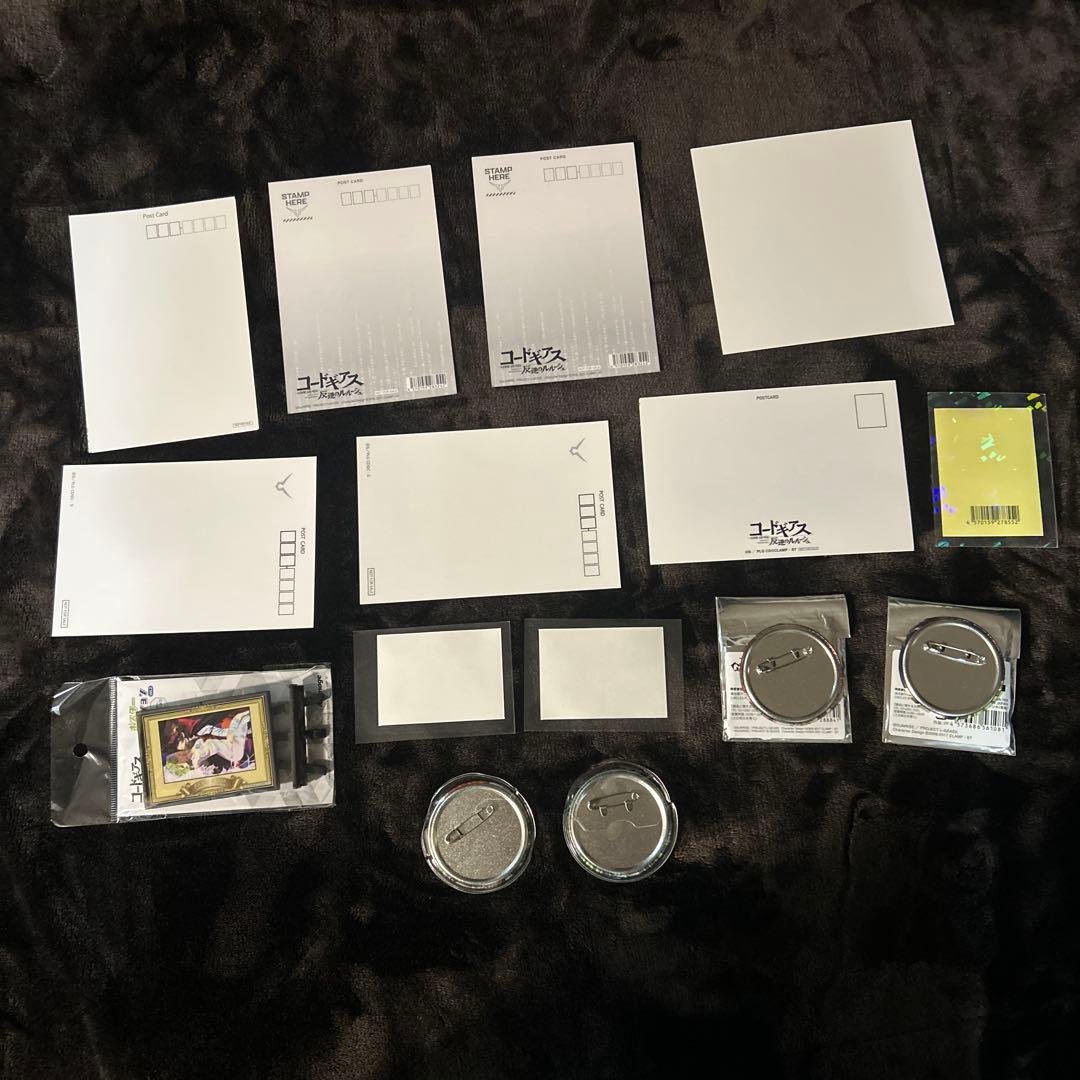 コードギアス Ｃ.Ｃ. ルルーシュ スザク ユーフェミア 缶バッジ 特典