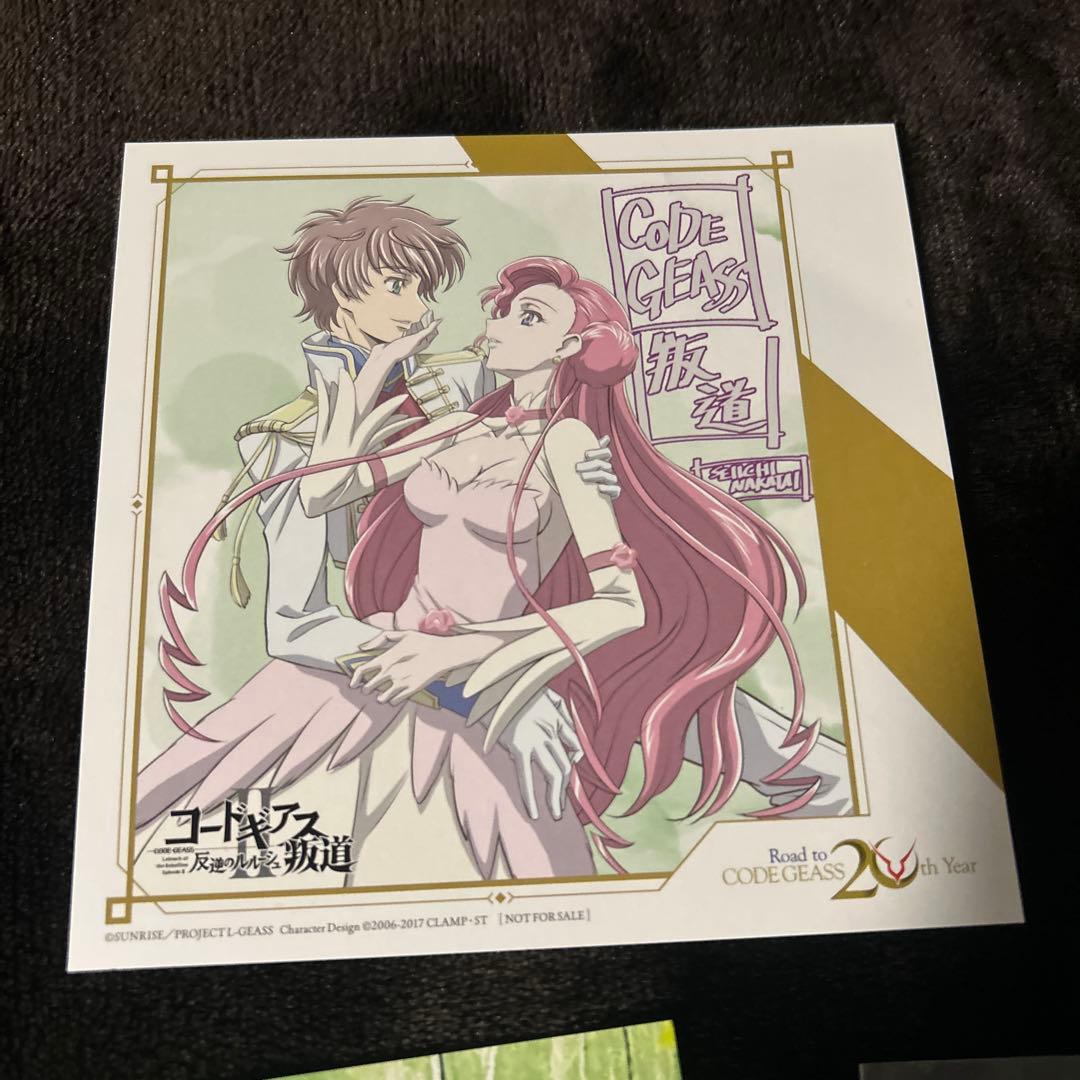 コードギアス Ｃ.Ｃ. ルルーシュ スザク ユーフェミア 缶バッジ 特典