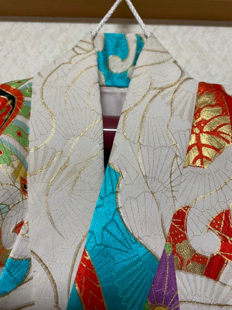 No.204アンティーク子供着物正絹七五三めちゃくちゃ綺麗着丈76センチ裄丈28