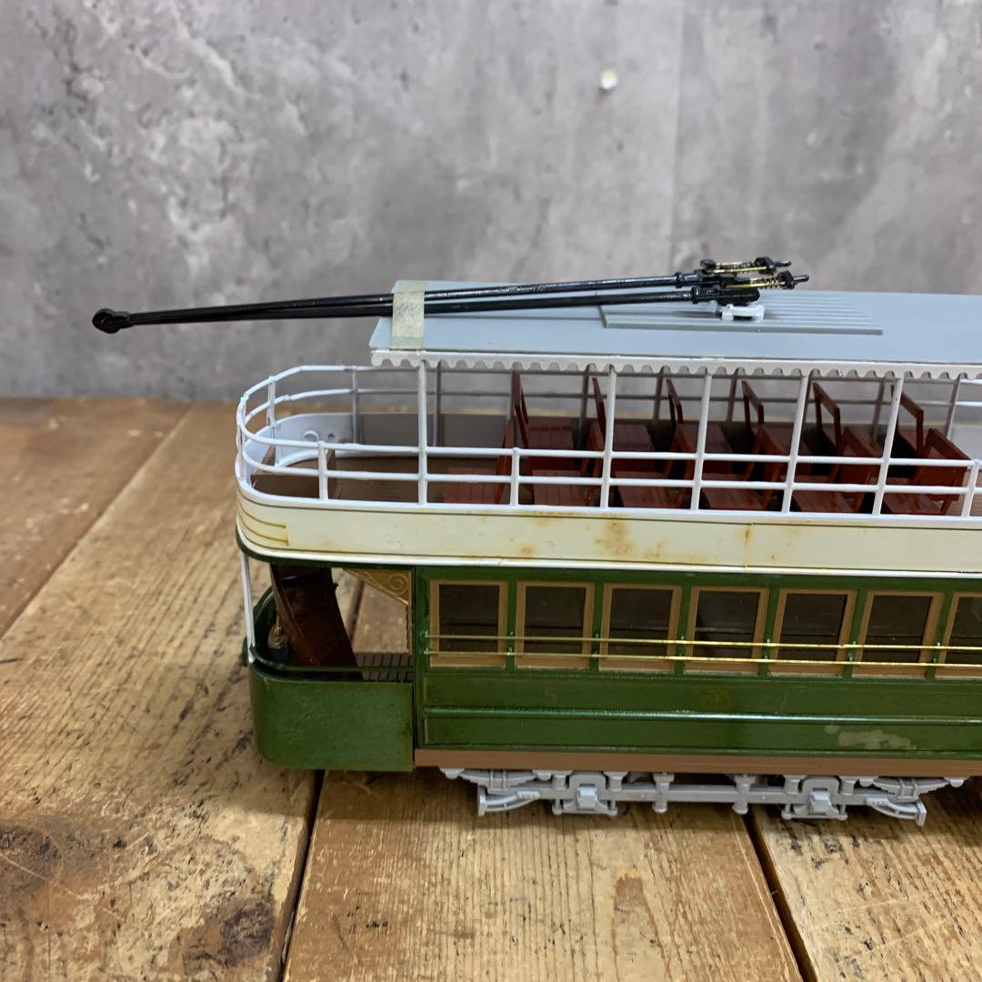 3F 【希少・大型モデル】MODEMO 1/45 大阪市電 2階建電車（グリーン