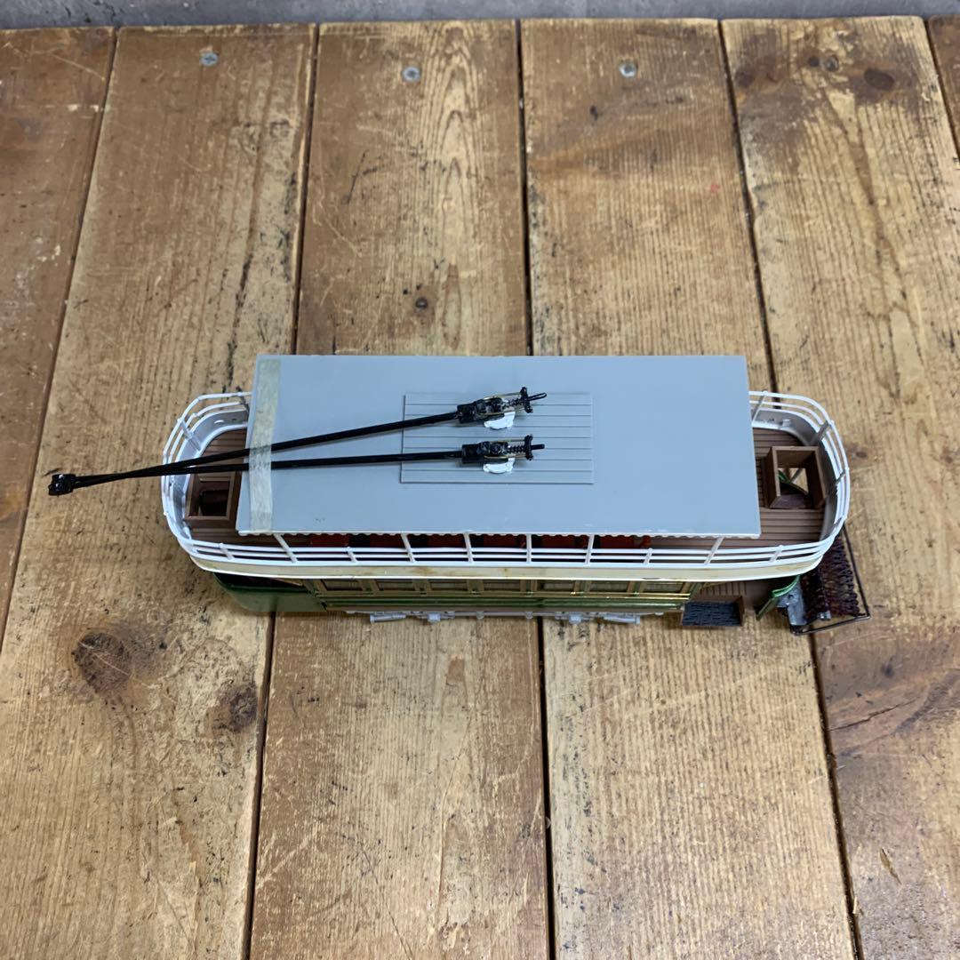 3F 【希少・大型モデル】MODEMO 1/45 大阪市電 2階建電車（グリーン