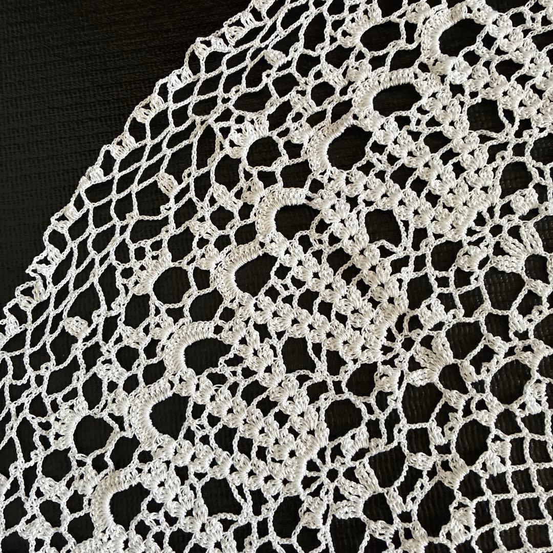 レース編み　テーブルクロス