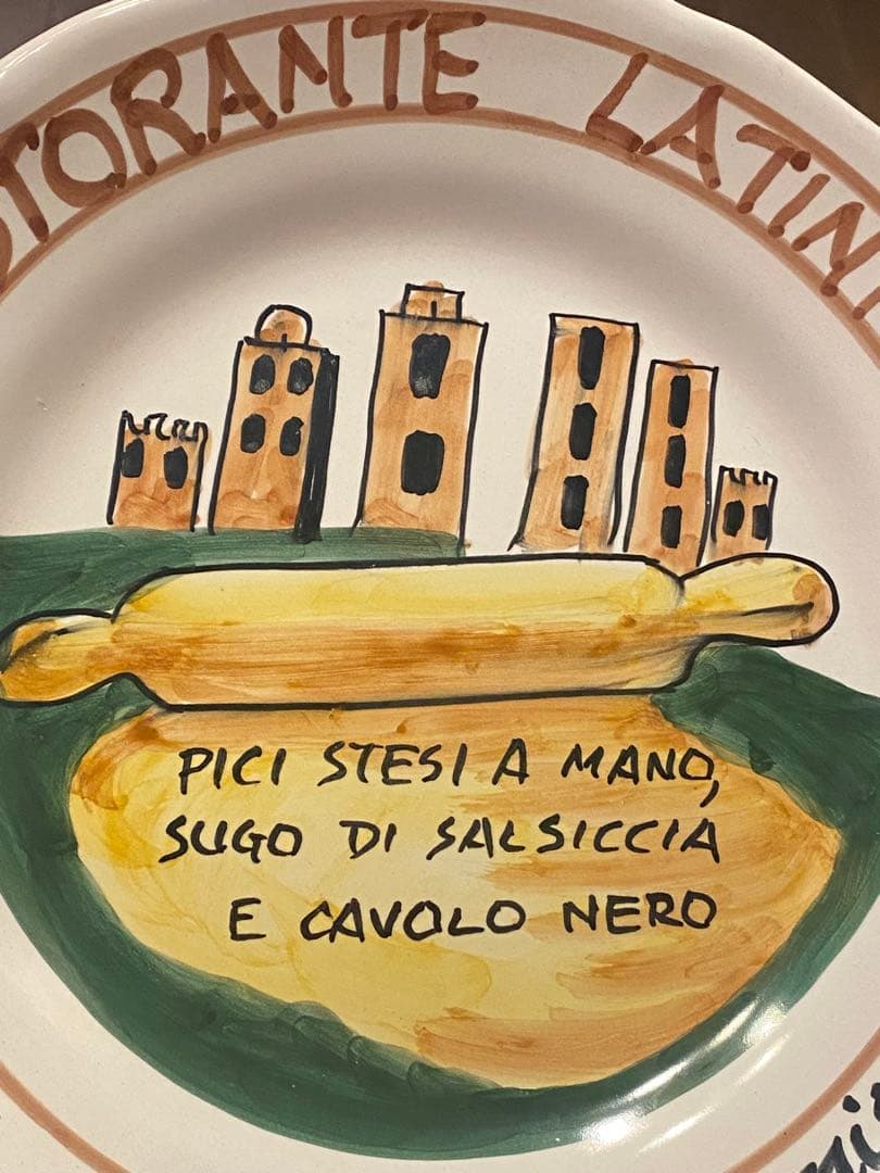 ブオンリコルド　イタリア製絵皿 2009 San Gimignano