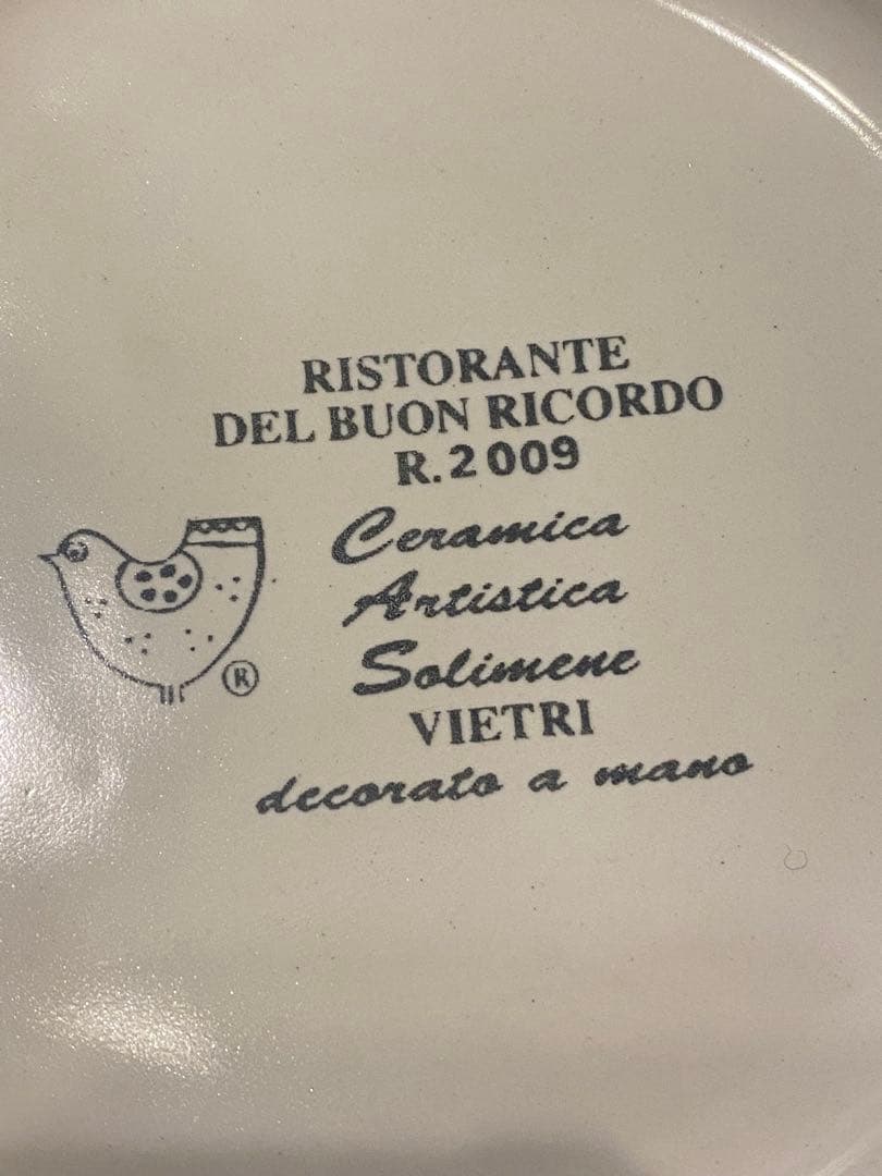 ブオンリコルド　イタリア製絵皿 2009 San Gimignano