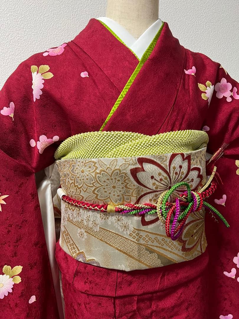 正絹振袖一式6点セット　トールサイズ