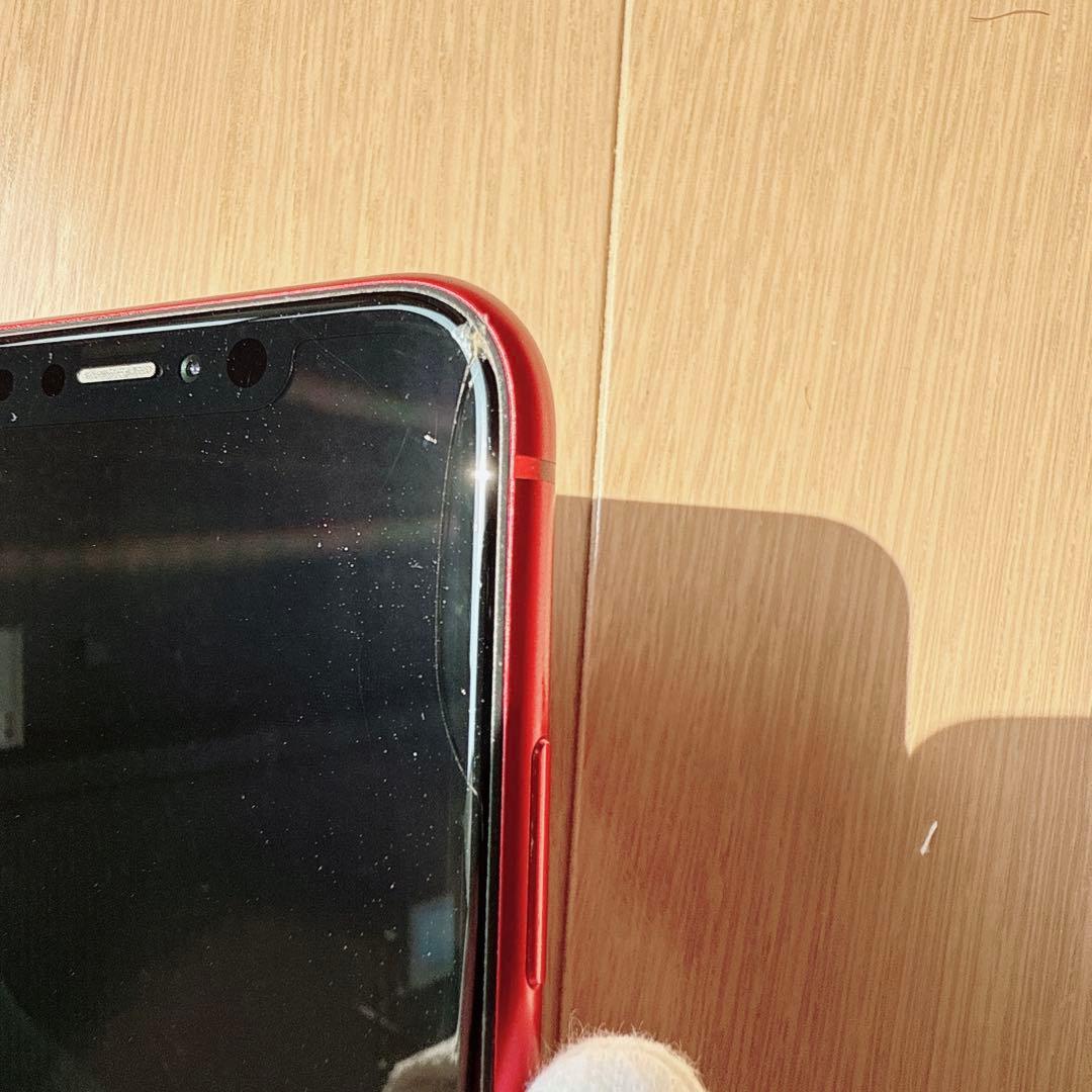 iPhone ⅩR 64GB レッド SIMフリー バッテリ82%【本体のみ】