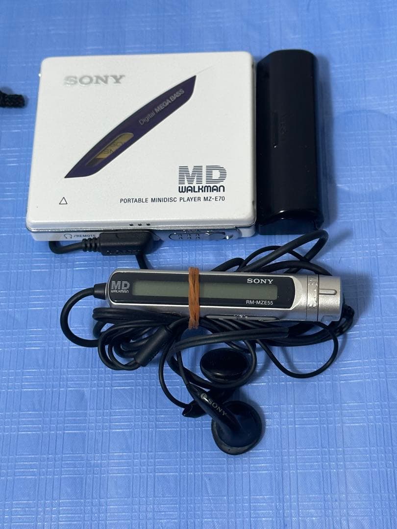 SONY ポータブルミニディスクプレーヤー MZ-E70　動作確認済