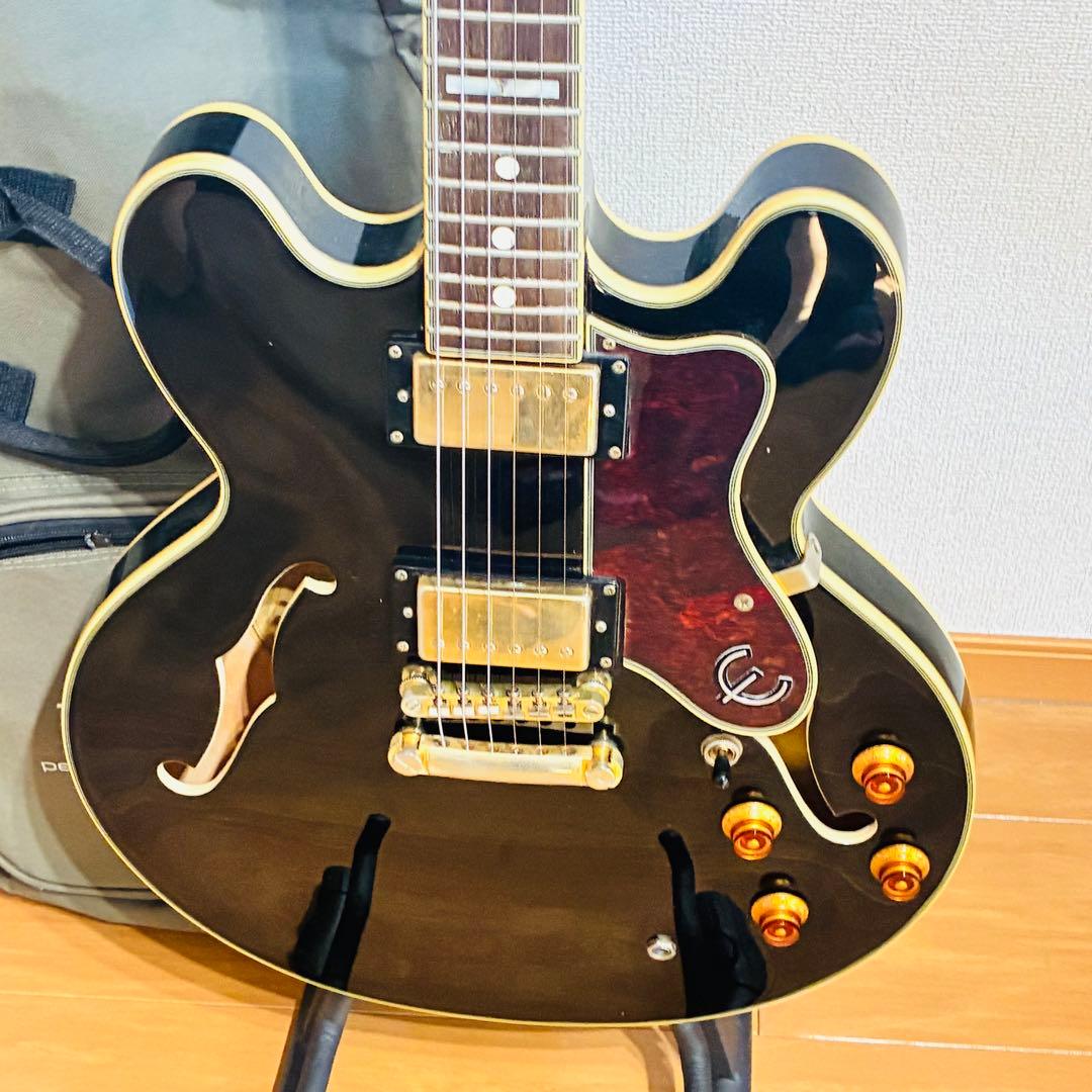Epiphone Sheraton-II Pro【動作確認済】ブラック セミアコ