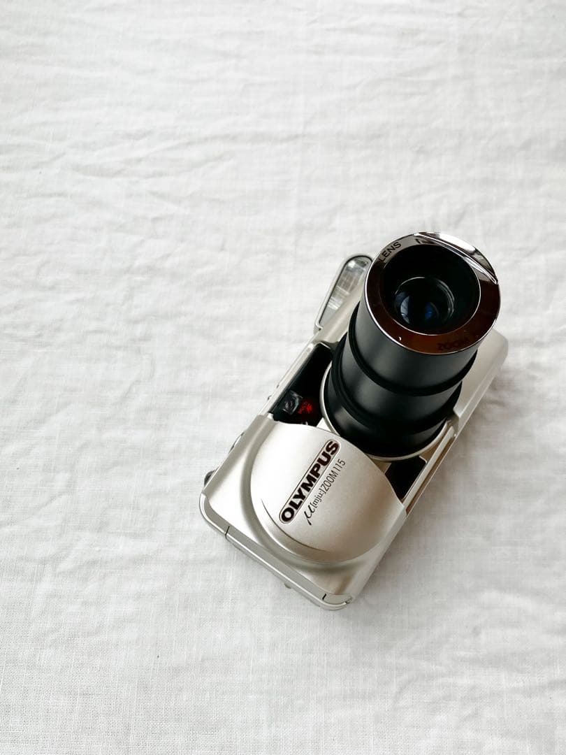 動作確認済　OLYMPUS μ[mju:]-ZOOM 115 シャンパンゴールド