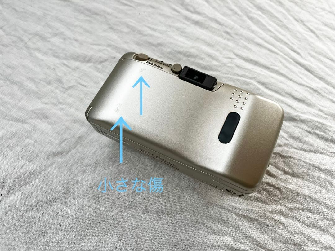 動作確認済　OLYMPUS μ[mju:]-ZOOM 115 シャンパンゴールド