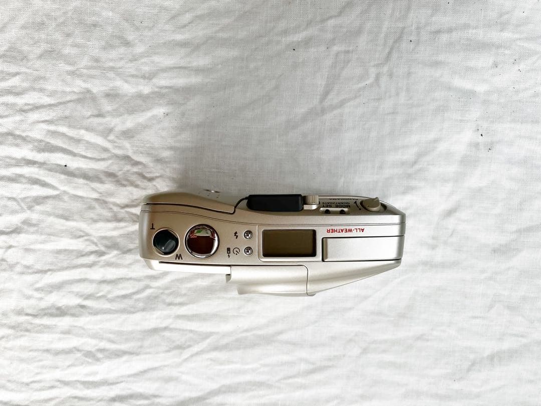 動作確認済　OLYMPUS μ[mju:]-ZOOM 115 シャンパンゴールド